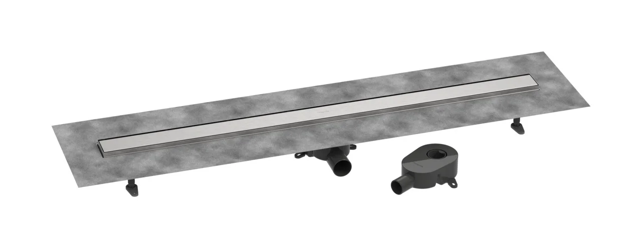 Hansgrohe RainDrain Go Komplettset Duschrinne 1200 mm rückseitig befliessbar Edelstahl V2A DN40/DN50 Standard-/flache Installation Hansgrohe RainDrain Go Komplettset Duschrinne 1200 mm rückseitig befliessbar Edelstahl V2A DN40/DN50 Standard-/flache Installation
