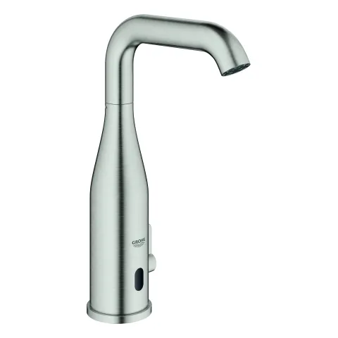 Grohe Essence E Infrarot-Elektronik für Waschtisch ½ mit Mischung und variabel einstellbarem Temperaturbegrenzer, 6V supersteel Grohe Essence E Infrarot-Elektronik für Waschtisch ½ mit Mischung und variabel einstellbarem Temperaturbegrenzer, 6V supersteel