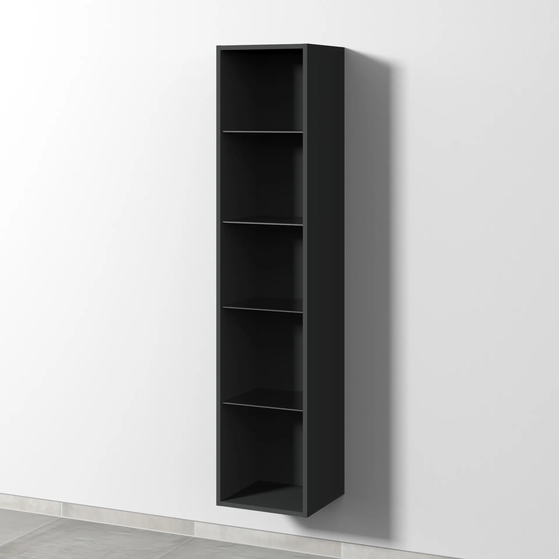 Sanipa Regal „2morrow“ 350 × 1615 × 328 mm in Graphit (matt)