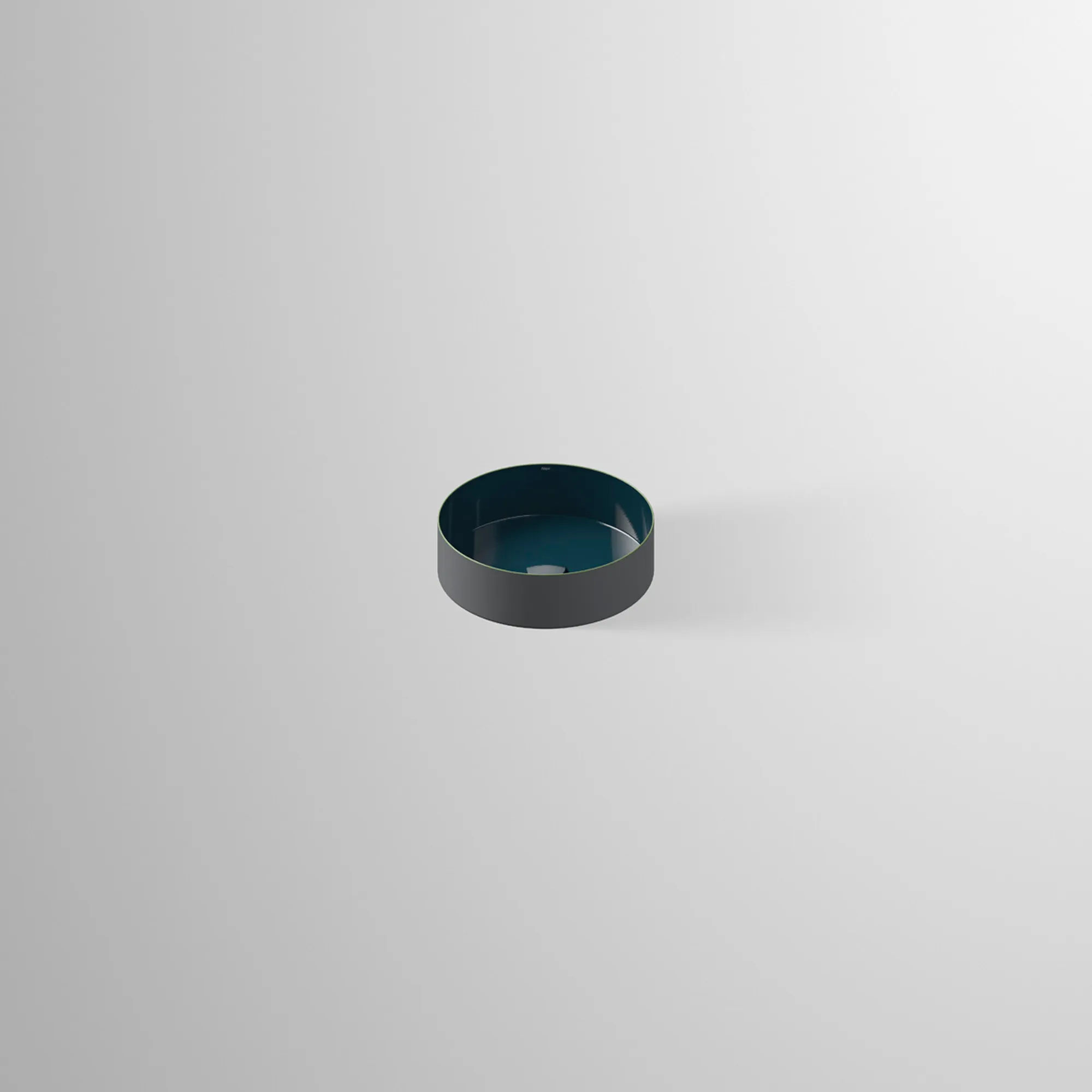 Waschbecken 400 × 114 mm in Petrol