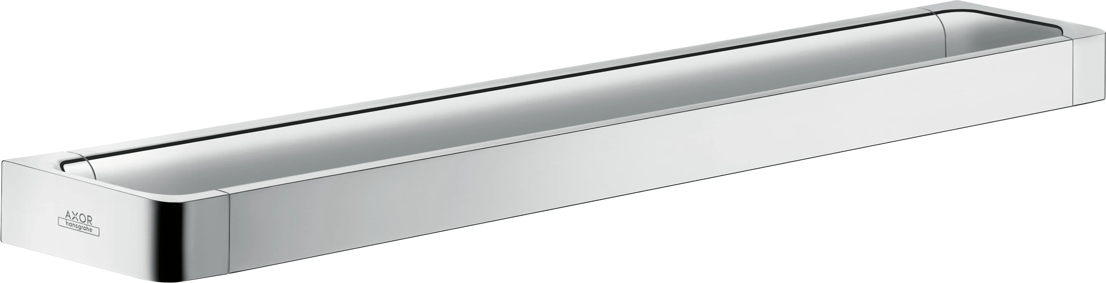 Hansgrohe AXOR Universal Softsquare Badetuchhalter, Chrom, Länge 694 mm, Bohrabstand 600 mm