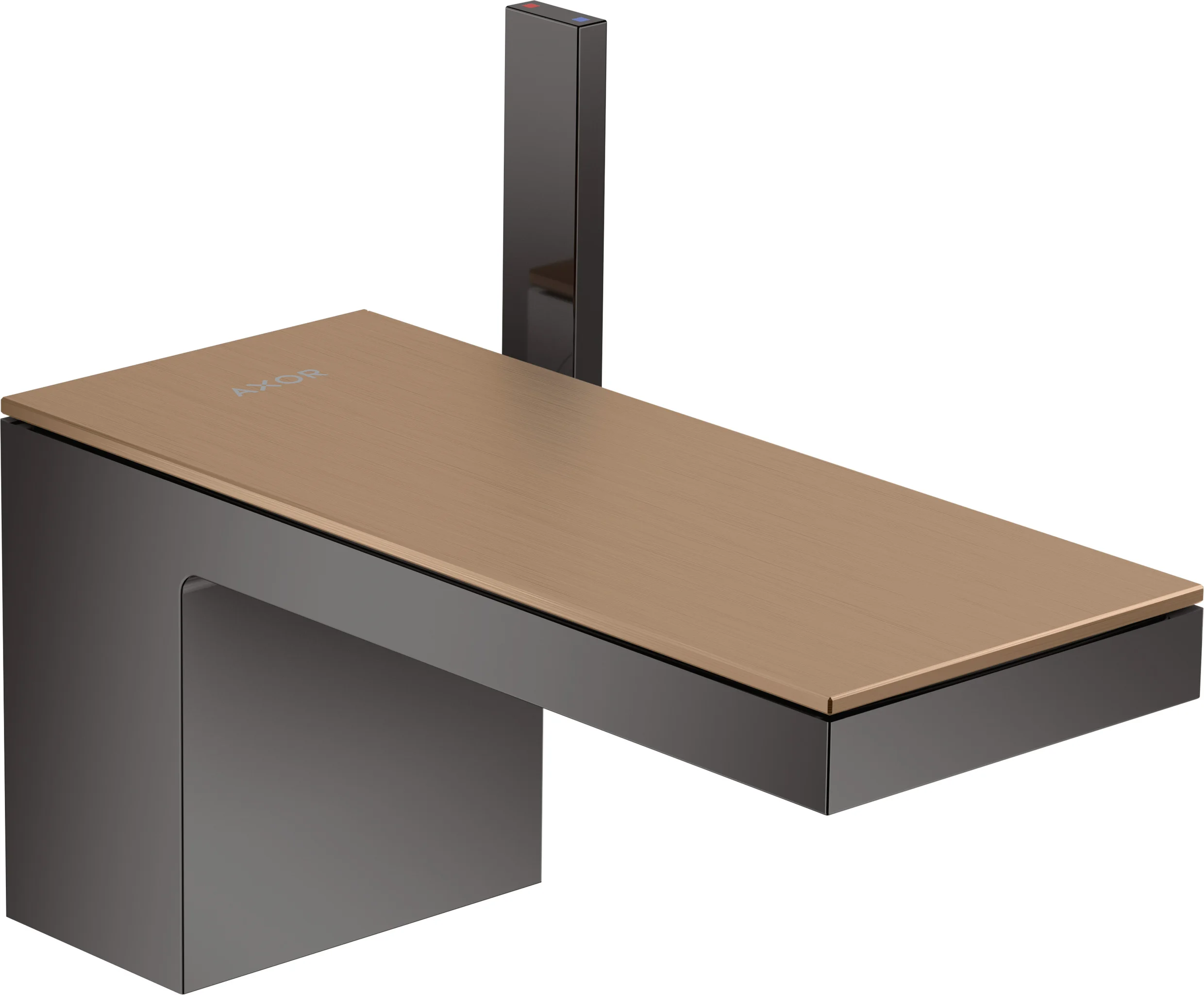 Hansgrohe AXOR MyEdition Platte 200 mm Metall Brushed Red Gold abnehmbar