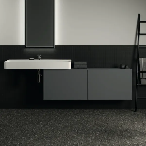 Ideal Standard Waschtischunterschrank Conca, 2 Auszüge, Anthrazit