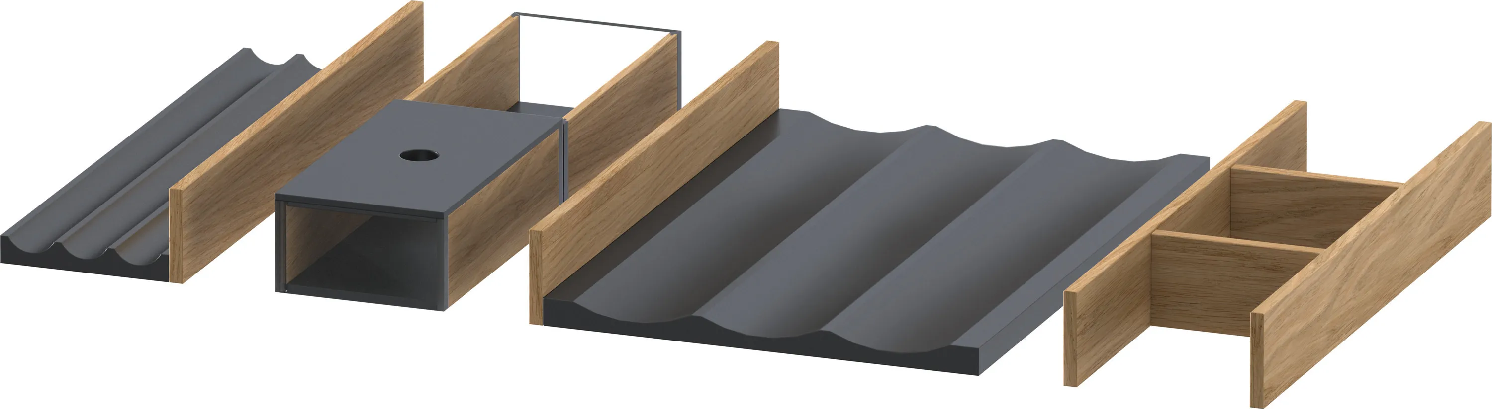 Duravit Einrichtungssystem Set 57,9 cm in / / Duravit Einrichtungssystem Set 57,9 cm in / /