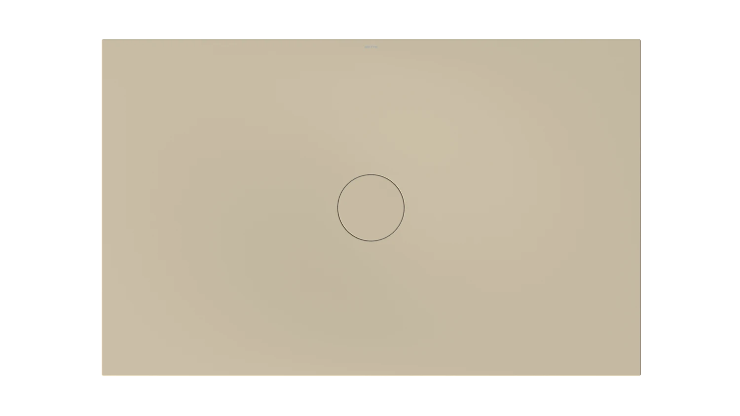 Bette rechteck Duschwanne „BetteAir“ 1600 × 1000 mm mit BetteAntirutsch Pro, ohne Oberflächenveredelung, ohne Wannenträger, in Sand