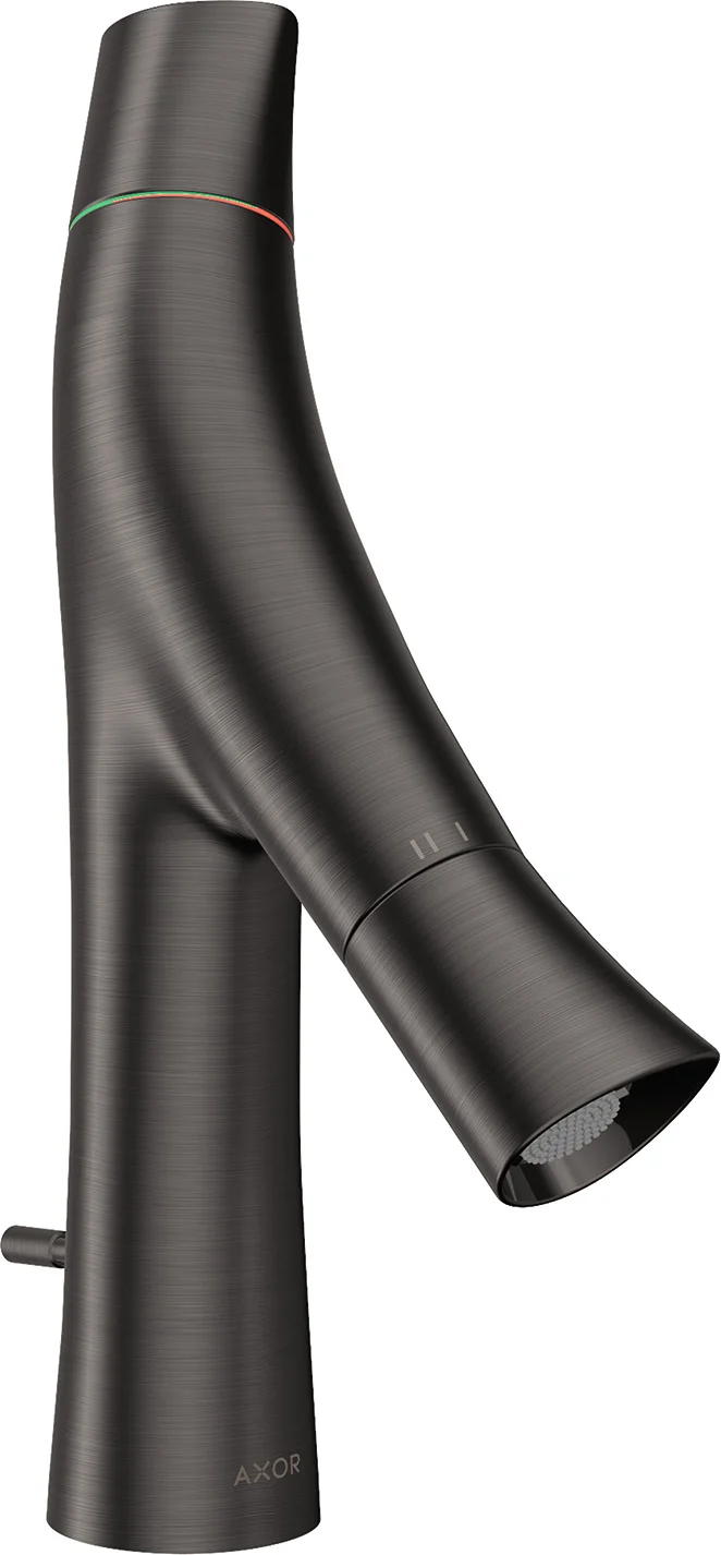 Hansgrohe AXOR Starck Organic 2-Griff Waschtischmischer 80, Brushed Black Chrome, Ausladung 116 mm, Auslaufhöhe 83 mm Hansgrohe AXOR Starck Organic 2-Griff Waschtischmischer 80, Brushed Black Chrome, Ausladung 116 mm, Auslaufhöhe 83 mm
