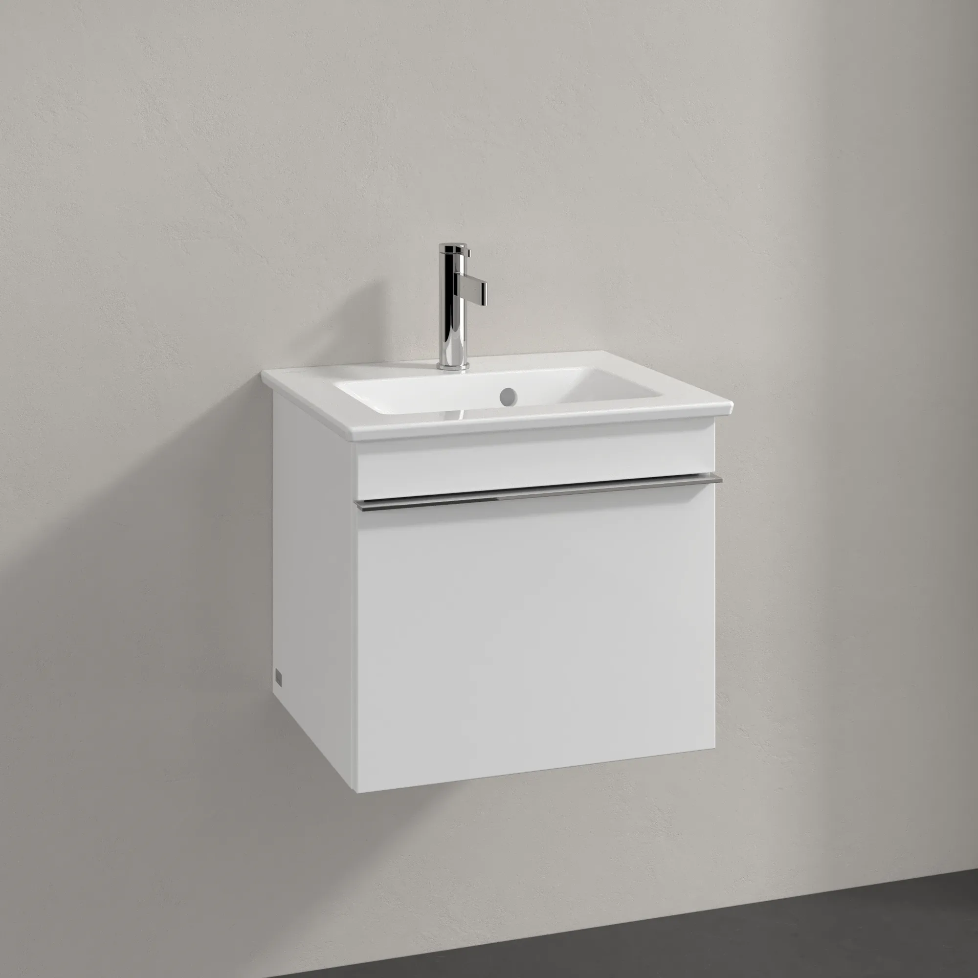 Villeroy & Boch Waschtischunterschrank „Venticello“ für Schrankwaschtisch 46,6 × 42 × 42,5 × 42,5 cm Glossy White, mittig