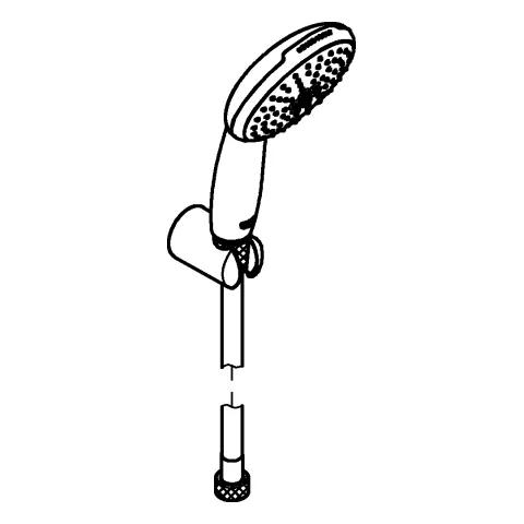 Wandhalterset Tempesta 110 26164_3, 2 Strahlarten: Rain/Jet, Handbrausehalter, Relexaflex Brauseschlauch 1.250mm, Water Saving, maximaler Durchfluss (bei 3 bar): 8.5 l/min, chrom Wandhalterset Tempesta 110 26164_3, 2 Strahlarten: Rain/Jet, Handbrausehalter, Relexaflex Brauseschlauch 1.250mm, Water Saving, maximaler Durchfluss (bei 3 bar): 8.5 l/min, chrom