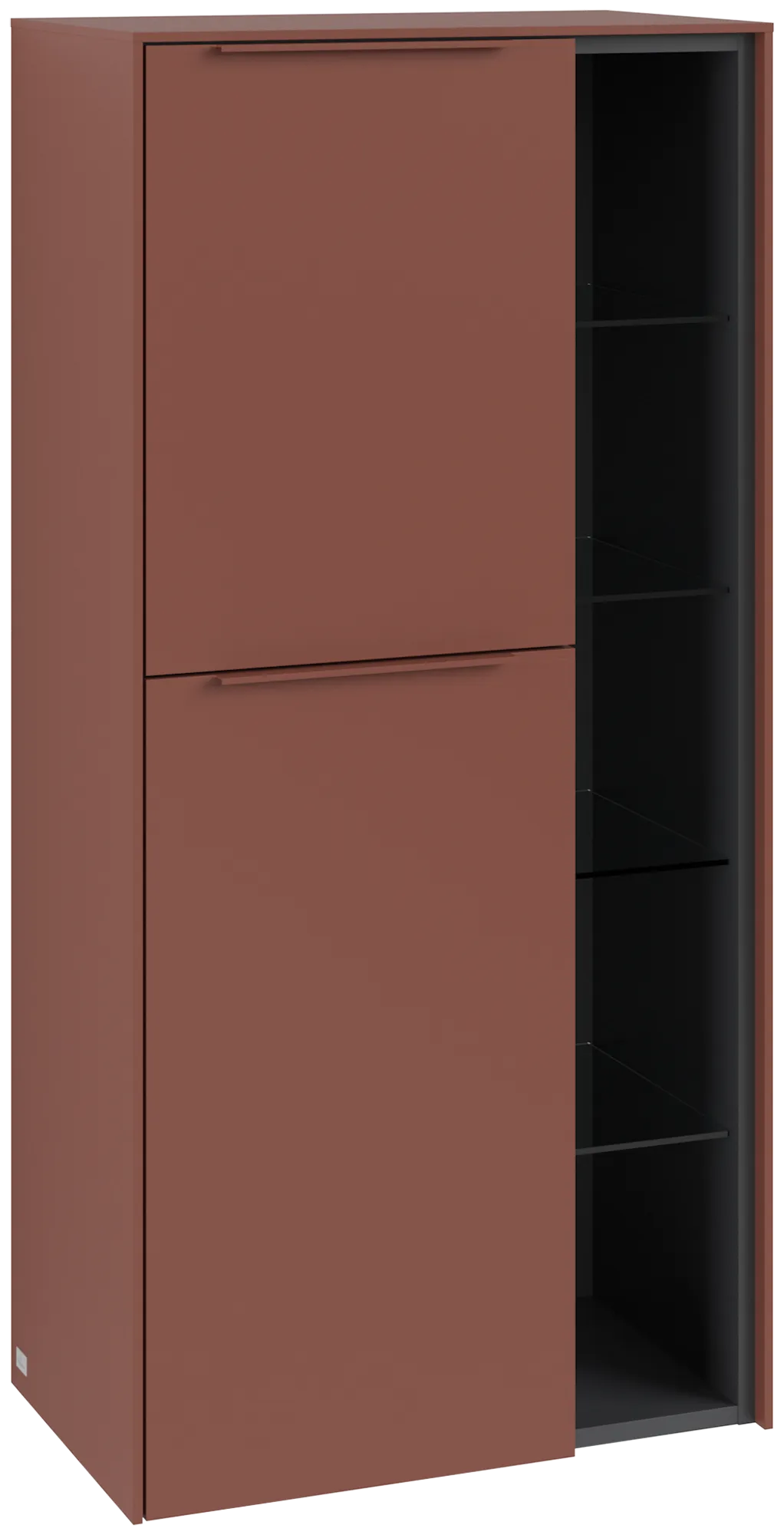 Villeroy & Boch Subway 3.0 Mittelschrank C59802, 574 x 1200 x 362 mm, Anschlag links, Wine Red