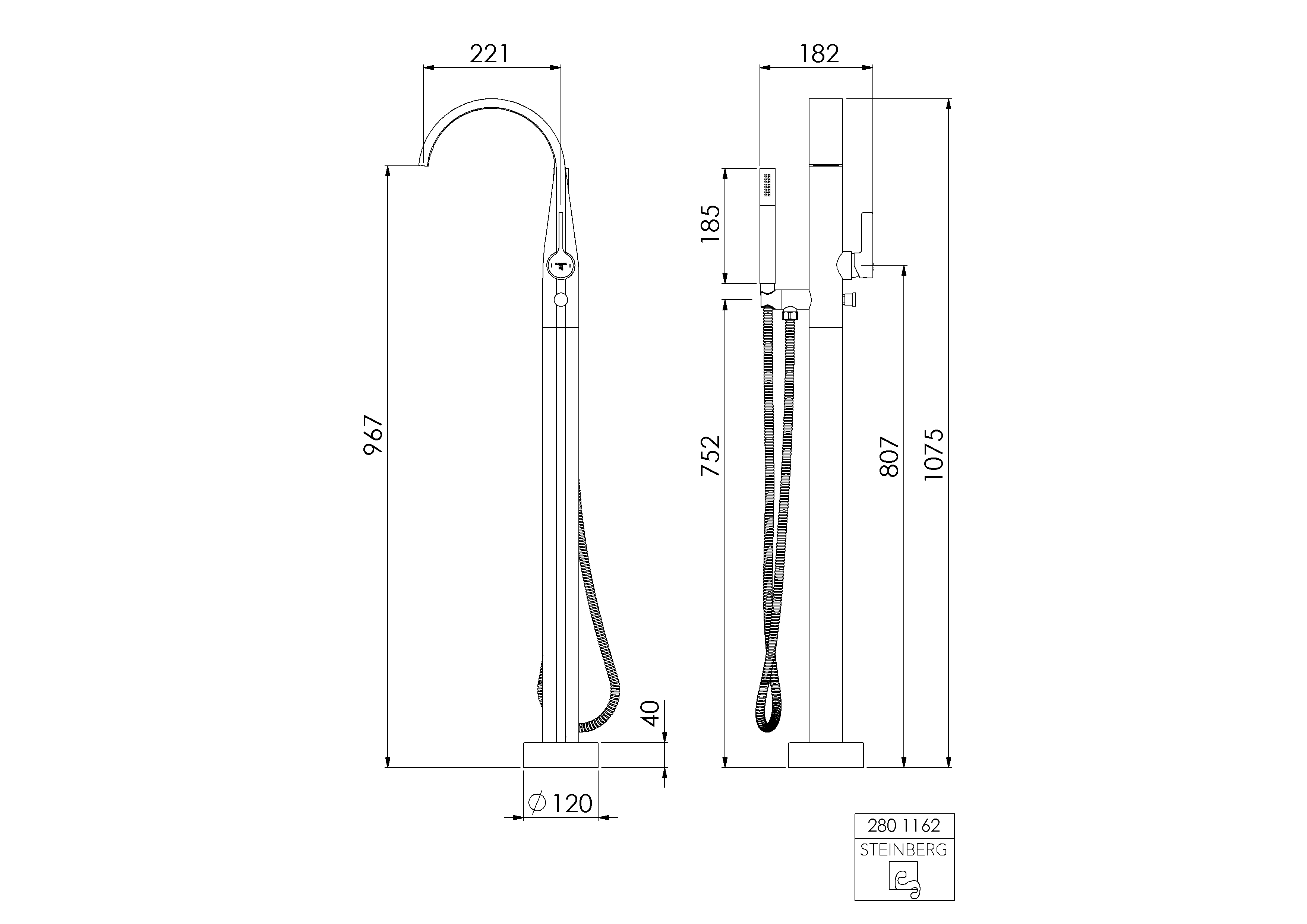 Steinberg Serie 280 Armatur Steinberg Serie 280 Armatur