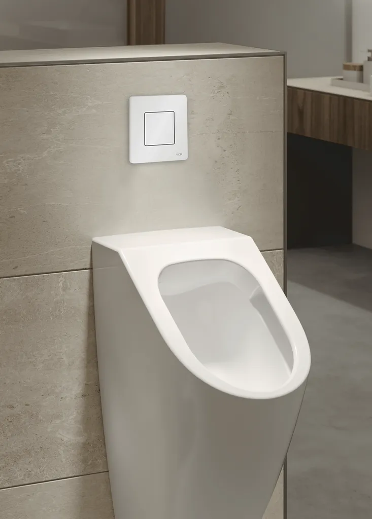 solid Urinal weiß glänzend
