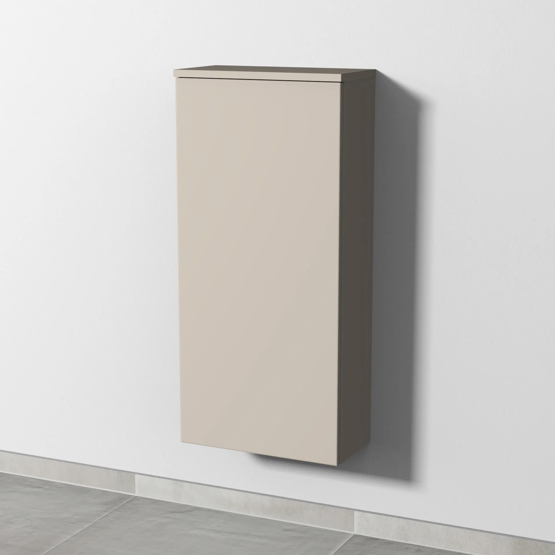 Sanipa Mittelschrank „3way“ 400 × 850 × 199 mm Anschlag links, in Kaschmir (matt), Anschlag links
