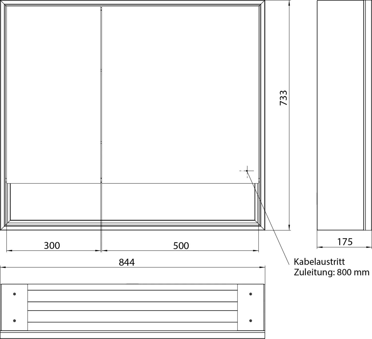 emco Spiegelschrank „loft“ 84,4 × 73,3 × 17,5 cm emco Spiegelschrank „loft“ 84,4 × 73,3 × 17,5 cm