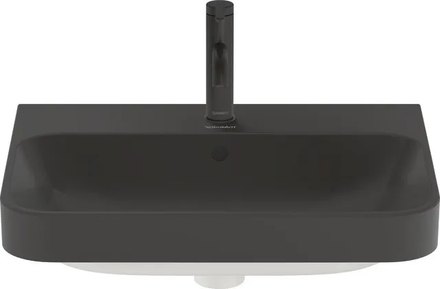 Aufsatzwaschtisch „Happy D.2 Plus“, mit Überlauf, Hahnlochposition mittig Aufsatzwaschtisch „Happy D.2 Plus“, mit Überlauf, Hahnlochposition mittig