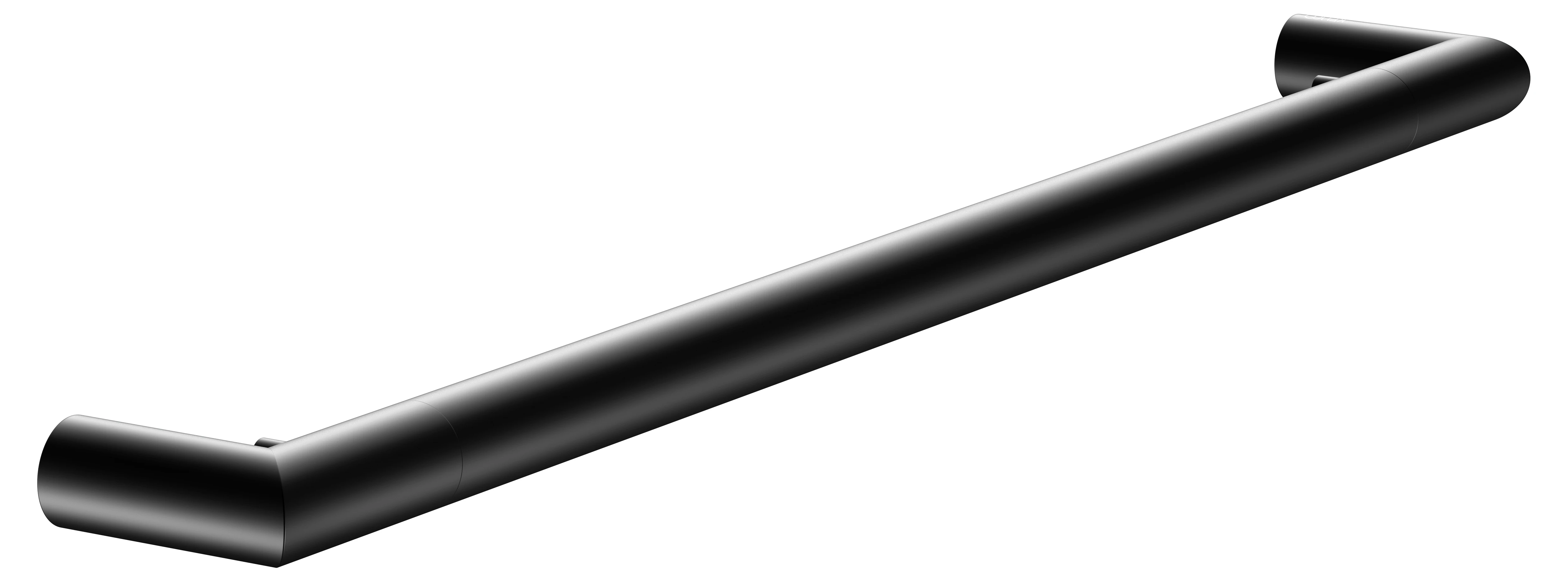 KEUCO REVA Badetuchhalter mit integriertem Haken 600 mm schwarz matt KEUCO REVA Badetuchhalter mit integriertem Haken 600 mm schwarz matt