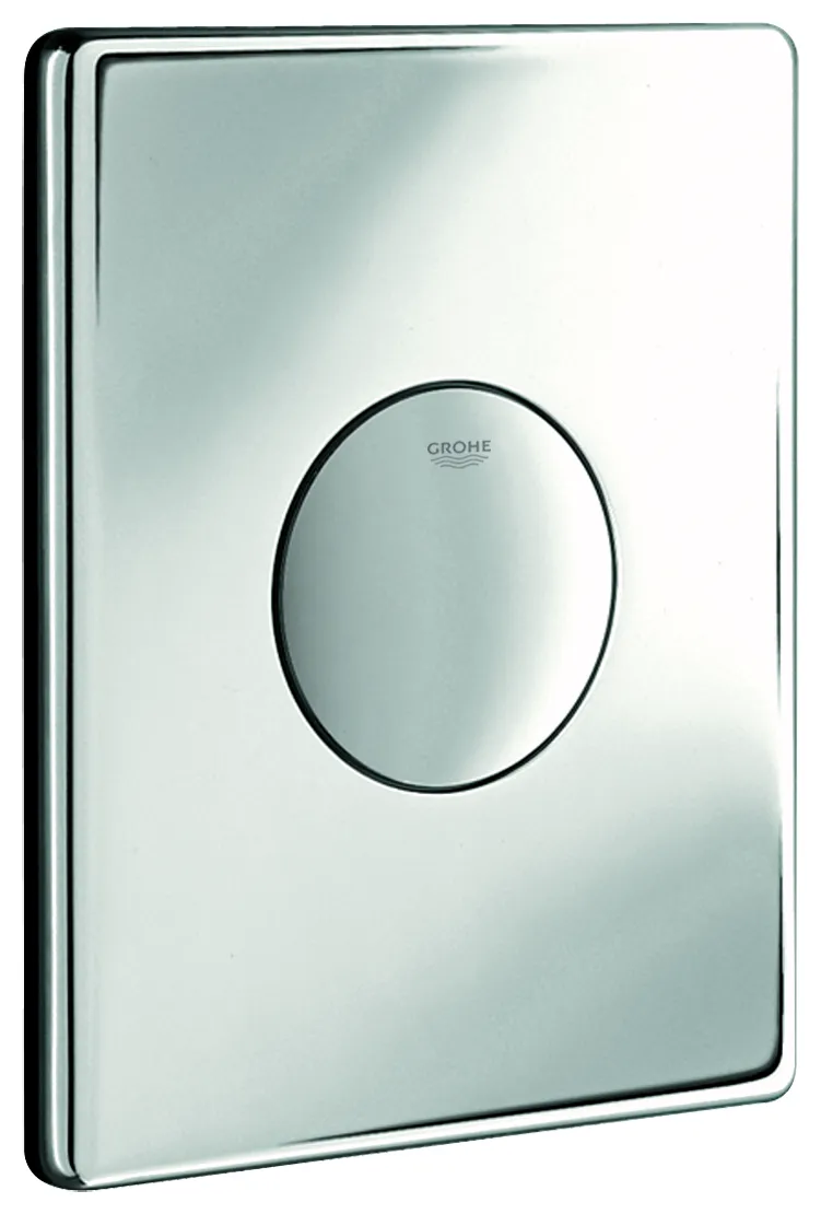 WC-Betätigung Skate 38573, 156 x 197 mm, für 1-Mengen-Betätigung, senkrechte und waagerechte Montage, chrom WC-Betätigung Skate 38573, 156 x 197 mm, für 1-Mengen-Betätigung, senkrechte und waagerechte Montage, chrom