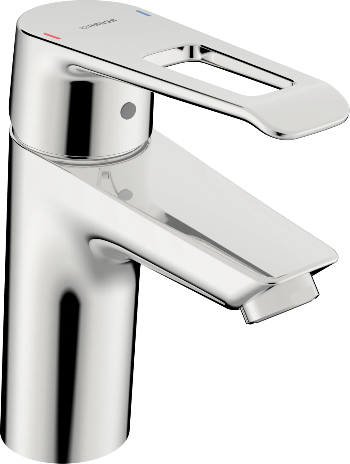 HansaPOLO Waschtischarmatur HansaPOLO 2017 Einhebelmischer Bügelhebel Ausladung 110 mm Chrom HansaPOLO Waschtischarmatur HansaPOLO 2017 Einhebelmischer Bügelhebel Ausladung 110 mm Chrom