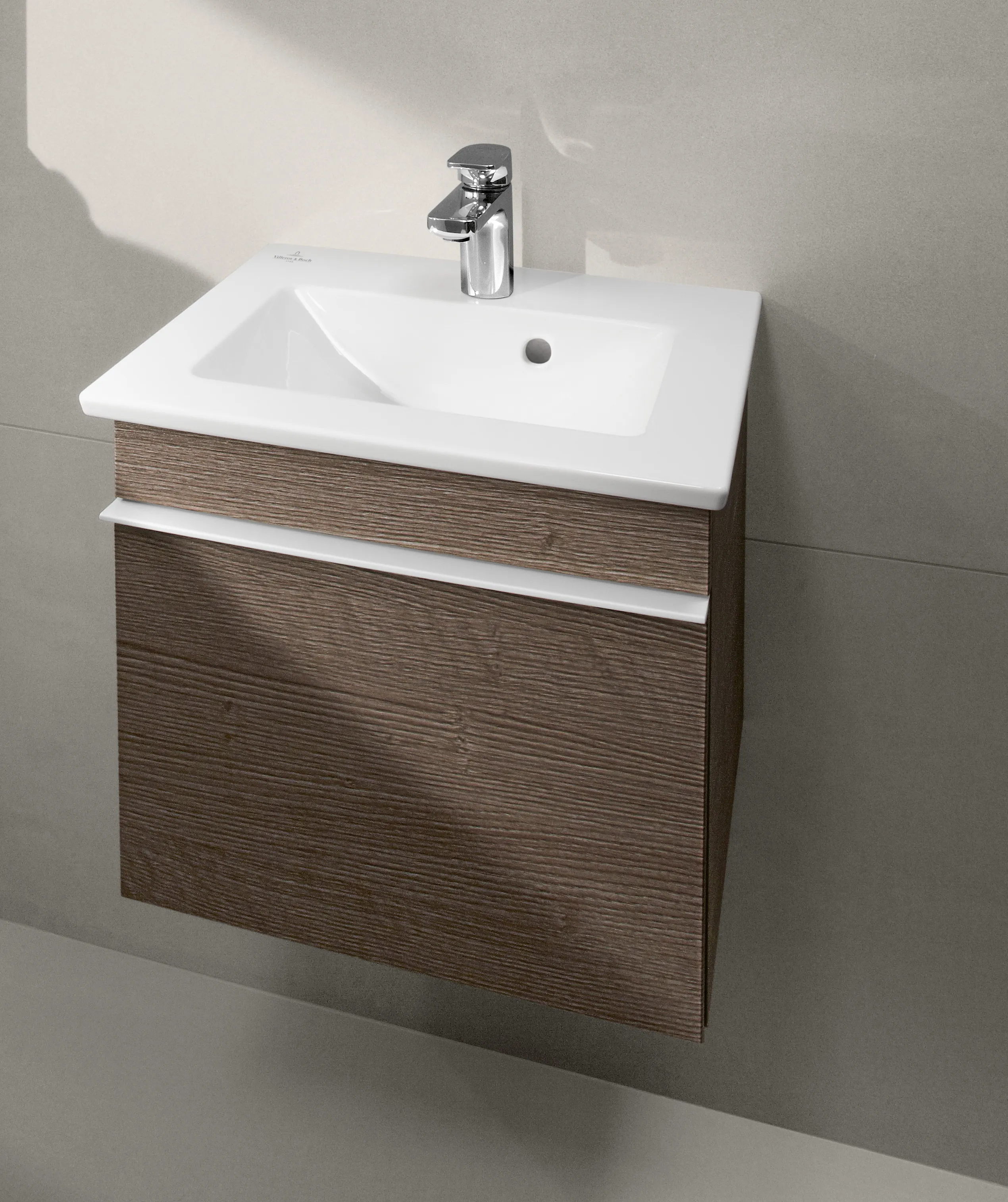 Villeroy & Boch Handwaschbecken „Venticello“ 500 × 420 × 150 mm, mit Hahnlochbohrung, Hahnlochposition mittig in Weiß Alpin Villeroy & Boch Handwaschbecken „Venticello“ 500 × 420 × 150 mm, mit Hahnlochbohrung, Hahnlochposition mittig in Weiß Alpin