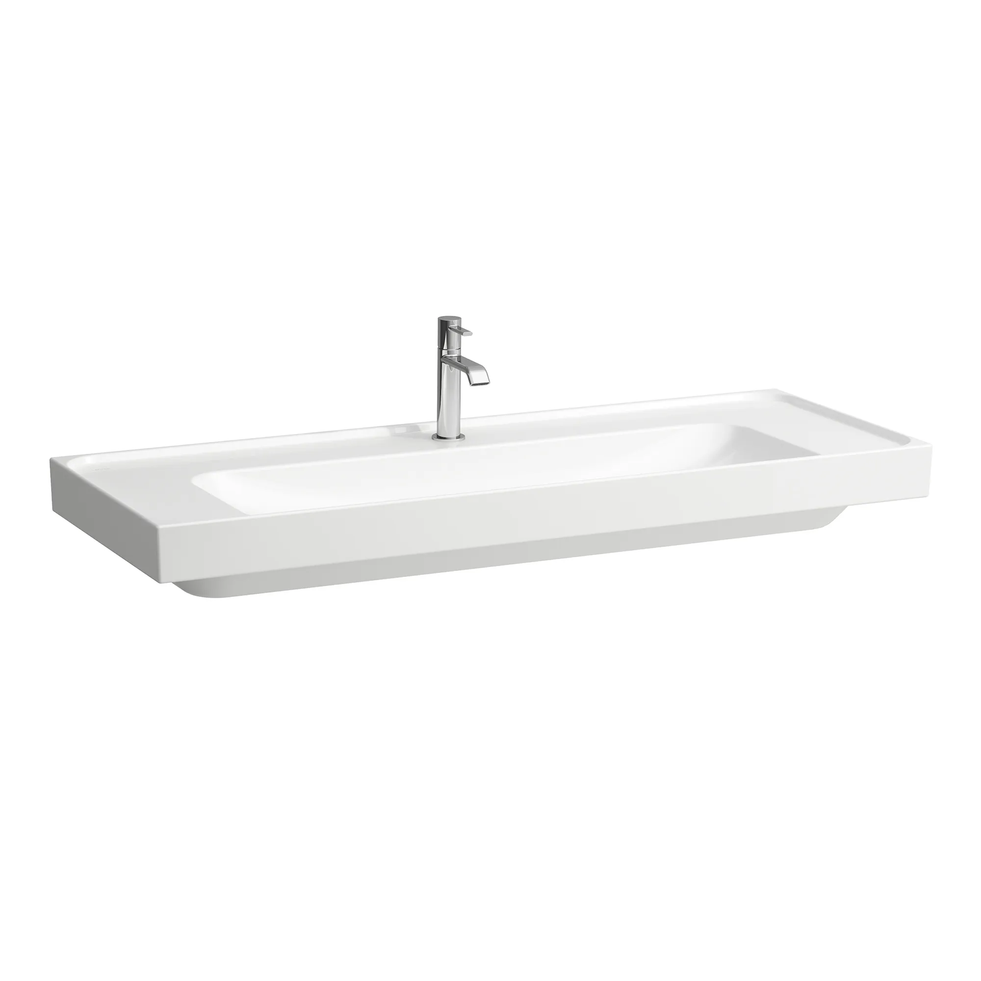 Laufen Waschtisch MEDA 460x1200x160, Ablage li+re, 1 Hl. o.Ül., LCC weiß Laufen Waschtisch MEDA 460x1200x160, Ablage li+re, 1 Hl. o.Ül., LCC weiß