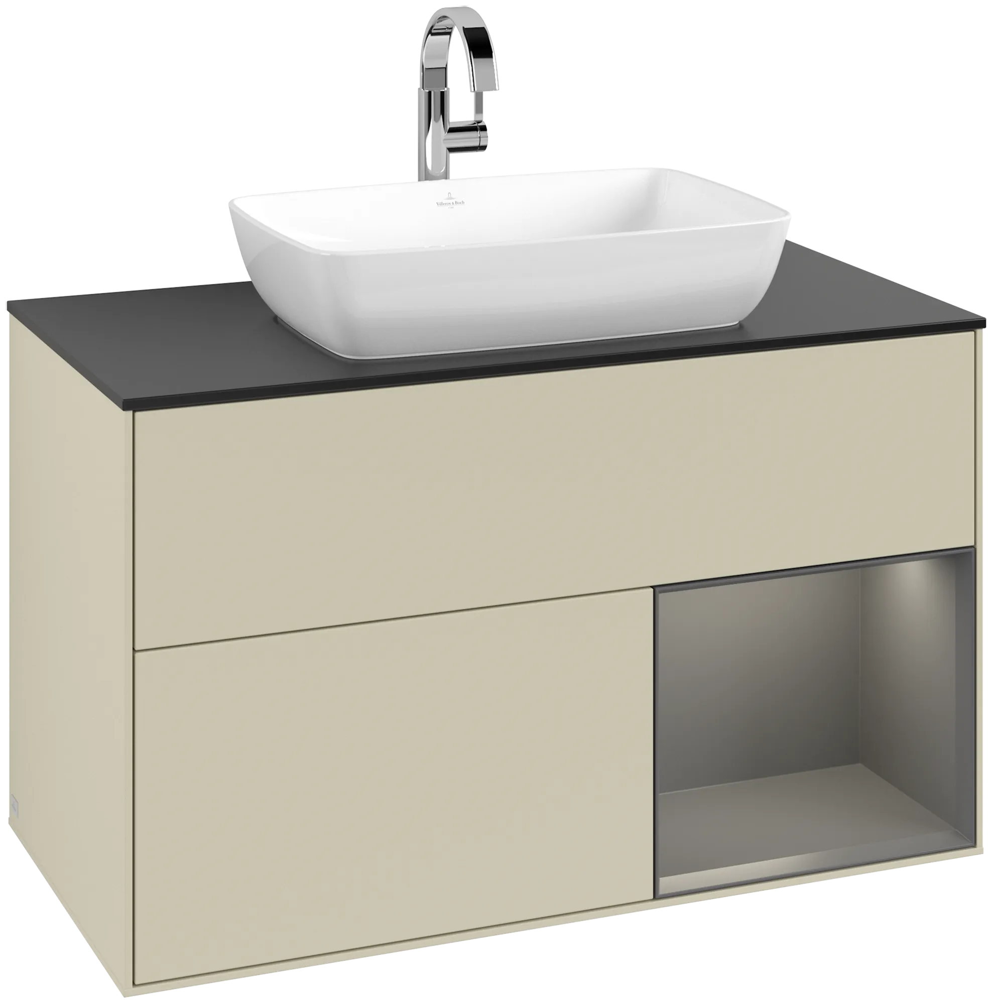 Villeroy & Boch Waschbeckenunterschrank Finion F78, 1000x603x501mm, mit Beleuchtung