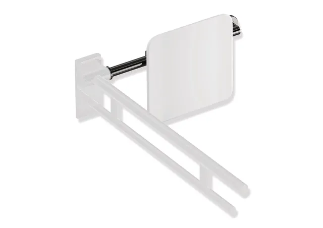 Rückenstütze, System 900, Anbindung Edst. PVD., Lehne Kst., weiß, Achsmaß verstellbar 564-664 mm, T: 150 mm, einseitig Wandmontage mit Rosetten (links), einseitig Montage an SK-Griffen, Design (A) (rechts), in Farbe CK (messing glänzend) Rückenstütze, System 900, Anbindung Edst. PVD., Lehne Kst., weiß, Achsmaß verstellbar 564-664 mm, T: 150 mm, einseitig Wandmontage mit Rosetten (links), einseitig Montage an SK-Griffen, Design (A) (rechts), in Farbe CK (messing glänzend)