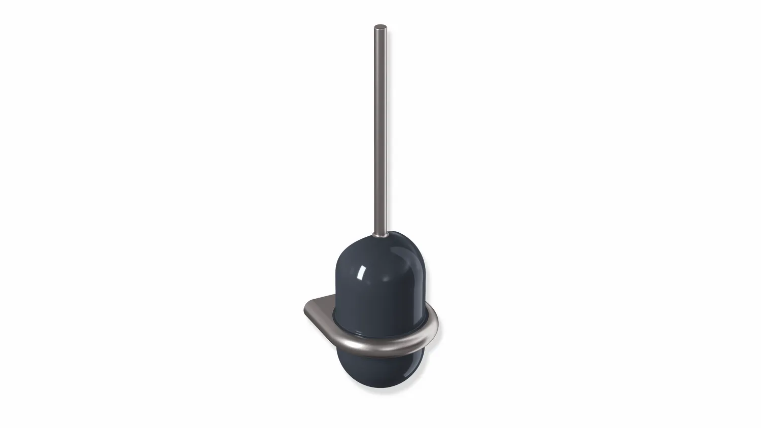 HEWI Toilettenbürstengarnitur „Serie 805 Classic“ 14,1 × 47 cm in Anthrazitgrau HEWI Toilettenbürstengarnitur „Serie 805 Classic“ 14,1 × 47 cm in Anthrazitgrau