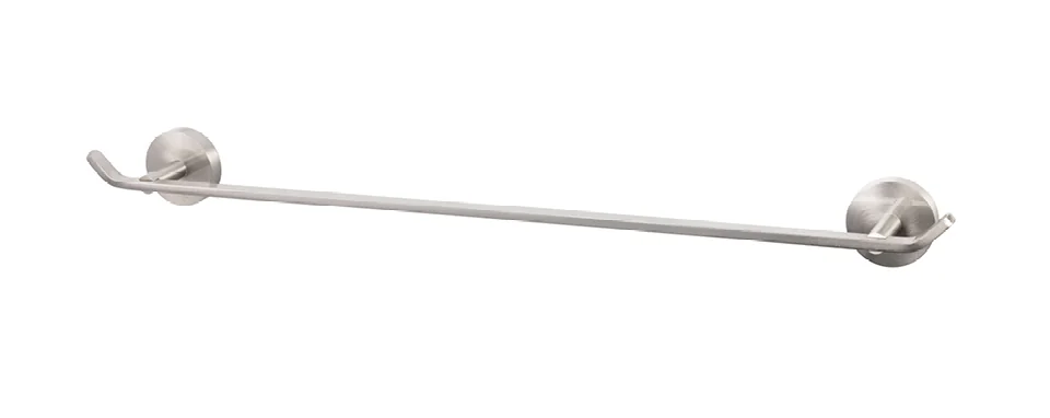 BEMM Magnet Handtuchhalter Design 485, silber gebürstet, 485 mm Länge, 50 mm Höhe, 55 mm Tiefe
