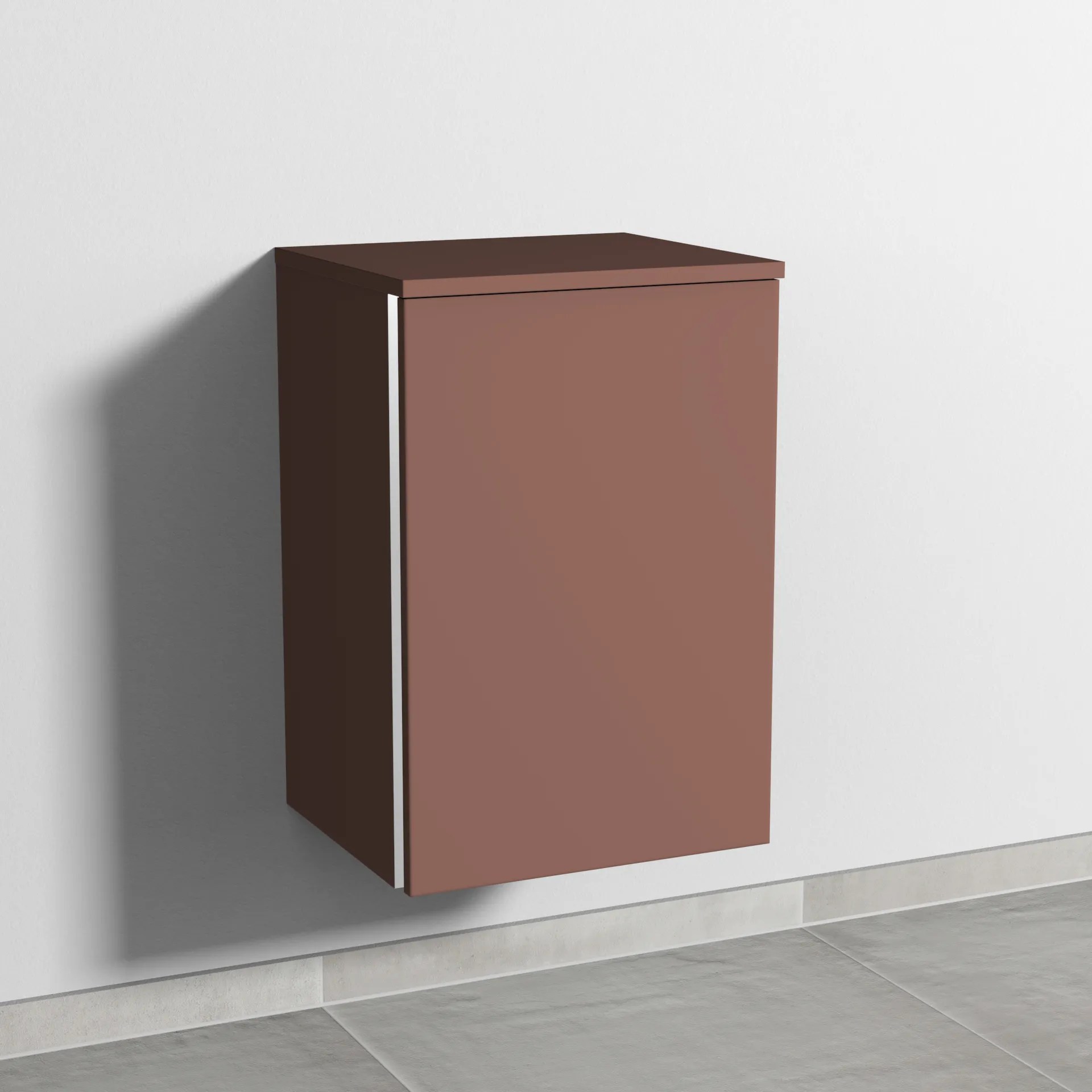 Sanipa Unterschrank „3way“ 400 × 580 × 345 mm Anschlag rechts, in Wine-Red, Anschlag rechts