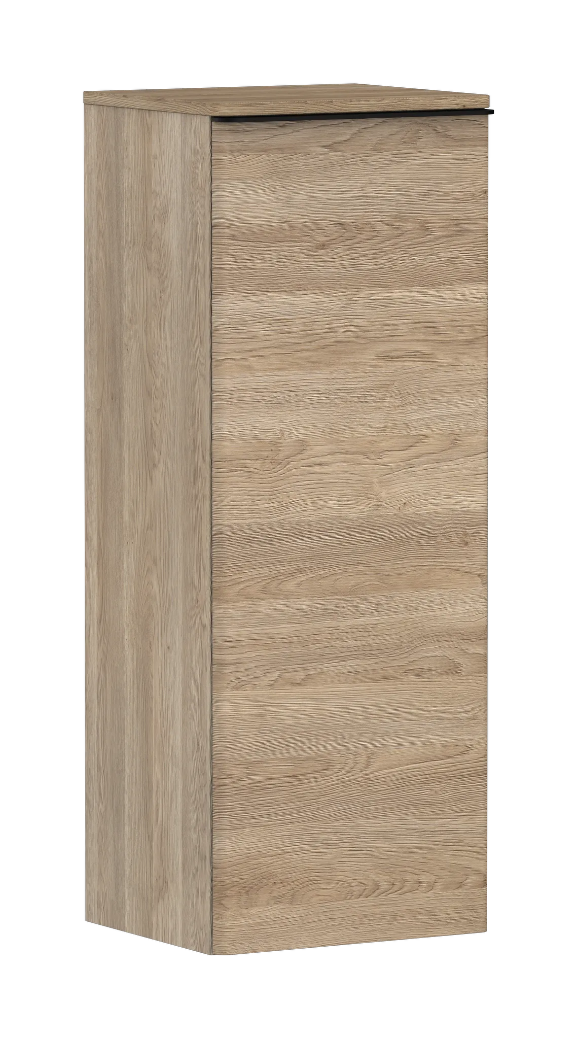 Hansgrohe Xelu Q Halbhochschrank Eiche Natur, 400x350 mm, Türanschlag links, mattschwarze Griffe Hansgrohe Xelu Q Halbhochschrank Eiche Natur, 400x350 mm, Türanschlag links, mattschwarze Griffe
