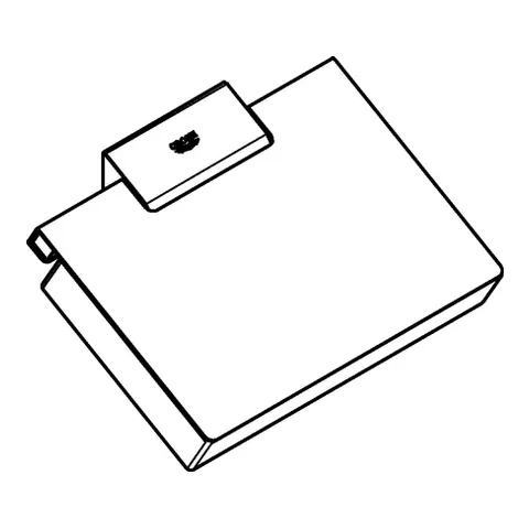 WC-Papierhalter Selection Cube 40781, mit Deckel WC-Papierhalter Selection Cube 40781, mit Deckel