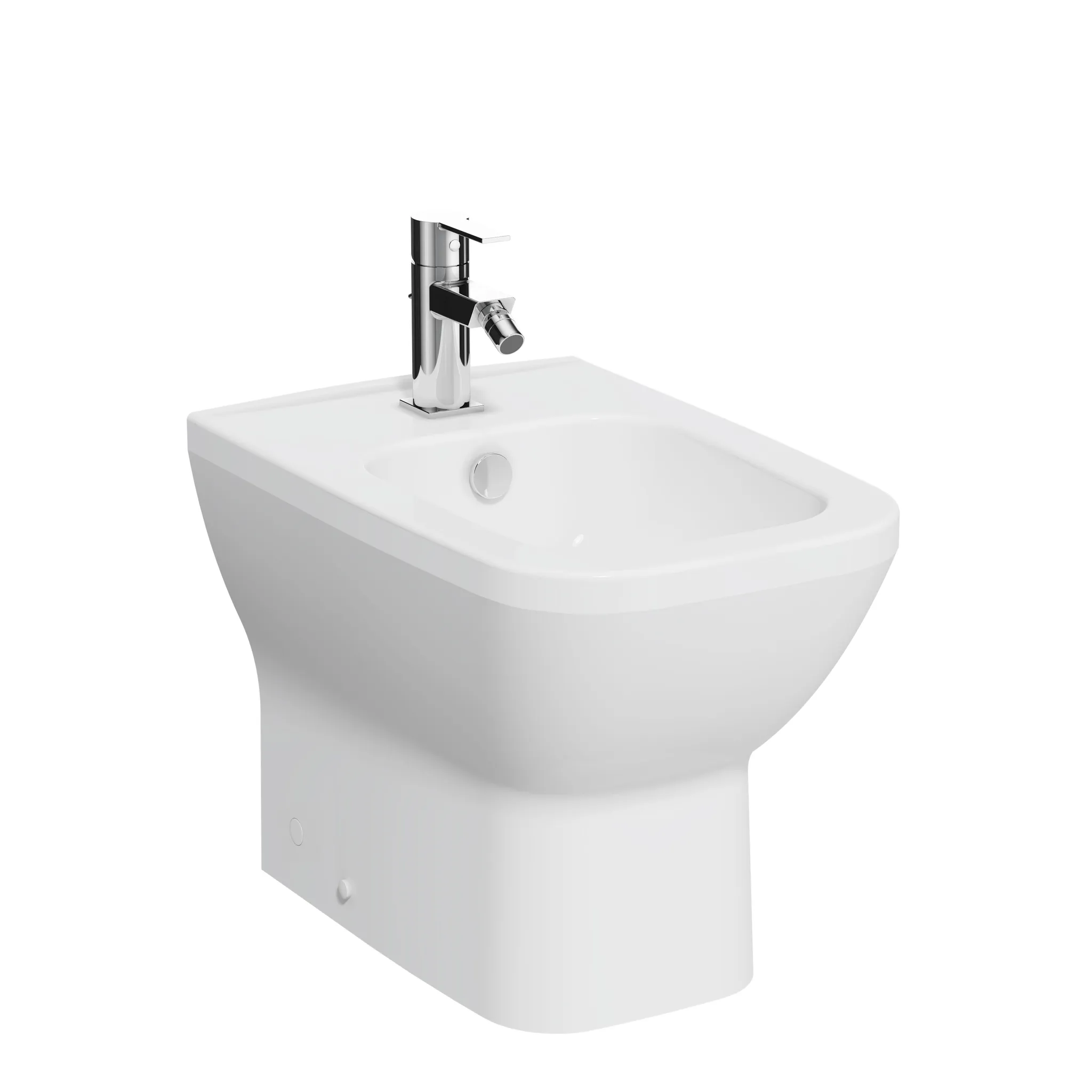 VitrA Integra Square Stand-Bidet, eckig, 540 mm Tiefe, Weiß Hochglanz VitrA Integra Square Stand-Bidet, eckig, 540 mm Tiefe, Weiß Hochglanz