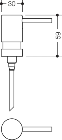 HEWI System 162 Seifenspender PG86