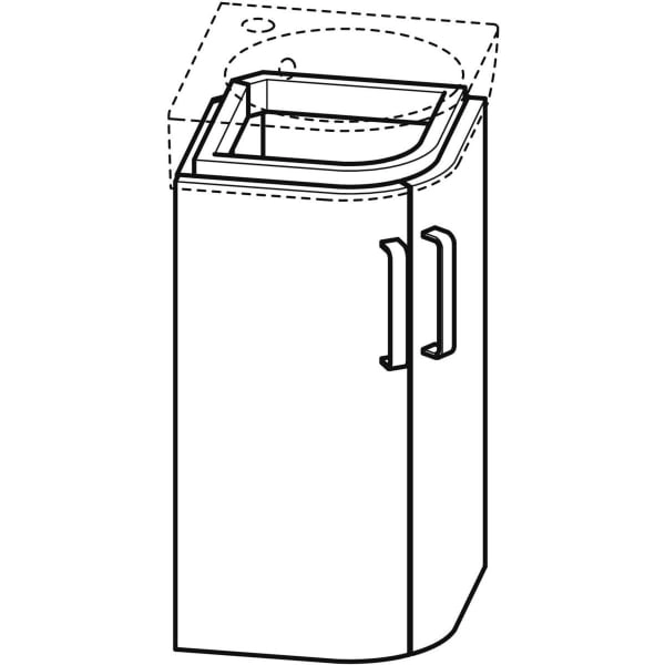 Geberit Waschtischunterschrank „Renova Comprimo“ Geberit Waschtischunterschrank „Renova Comprimo“