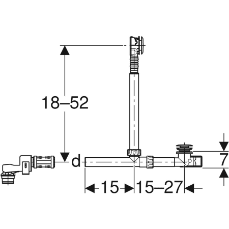 Geberit Ab- und Überlaufgarnitur für Badewannen „Duschen“ Modell 154246006 Geberit Ab- und Überlaufgarnitur für Badewannen „Duschen“ Modell 154246006
