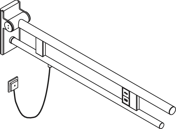 HEWI Stützklappgriff „System 900“