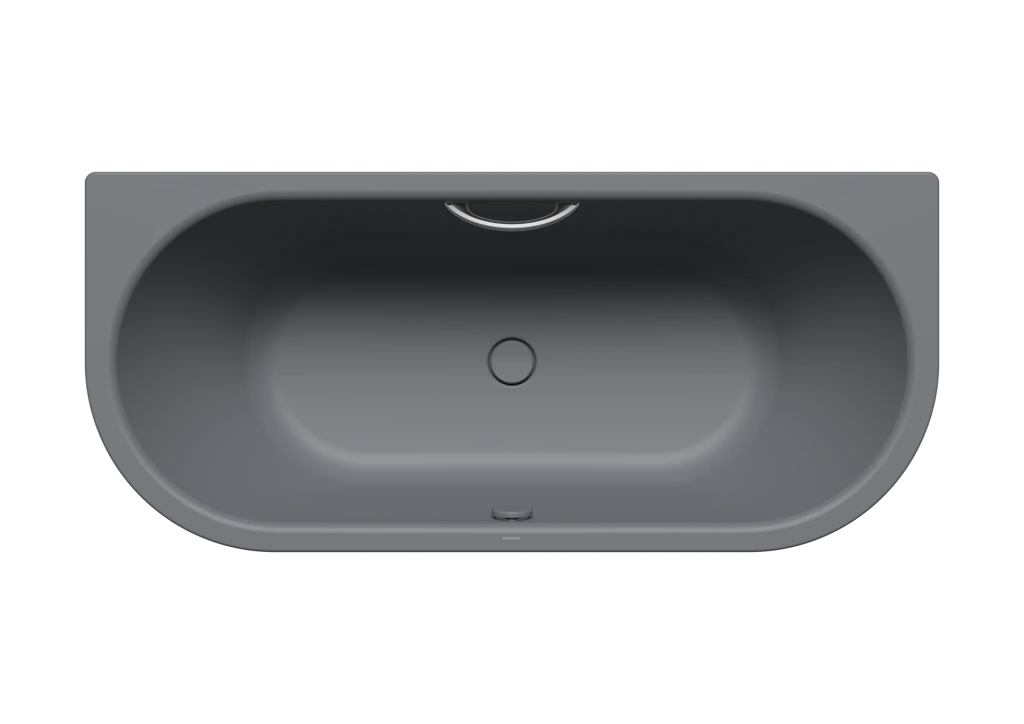 Kaldewei CENTRO DUO 2 Badewanne, oval, 1700x750 mm, cool grey 70, mit Griffloch