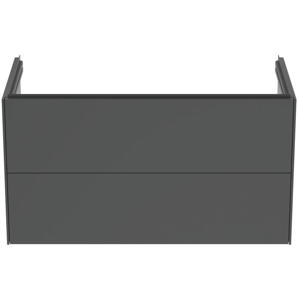 Ideal Standard Waschtischunterschrank „Conca“ 100 × 54,8 × 50,5 cm Anthrazit matt lackiert Ideal Standard Waschtischunterschrank „Conca“ 100 × 54,8 × 50,5 cm Anthrazit matt lackiert