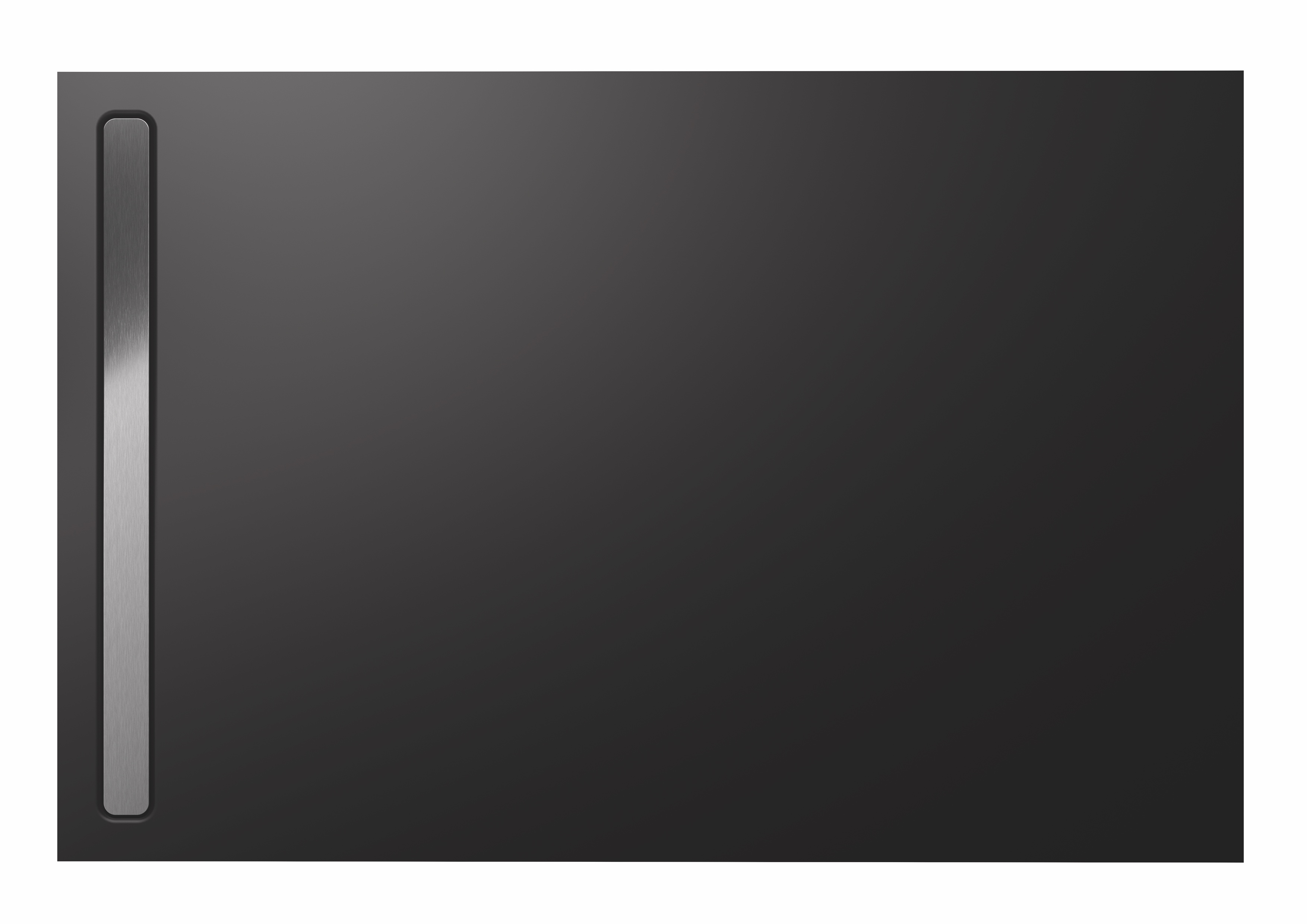 Kaldewei rechteck Duschwanne „Nexsys“ 80 × 120 cm in schwarz matt