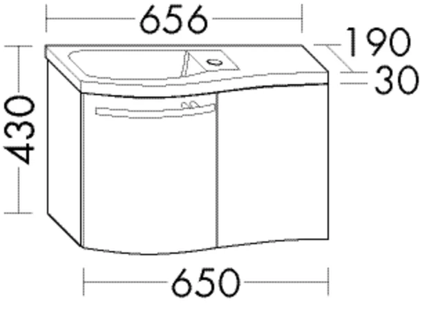 burgbad Badmöbelset „Sinea1.0“ 69,6 × 47 cm in Schilf Hochglanz burgbad Badmöbelset „Sinea1.0“ 69,6 × 47 cm in Schilf Hochglanz