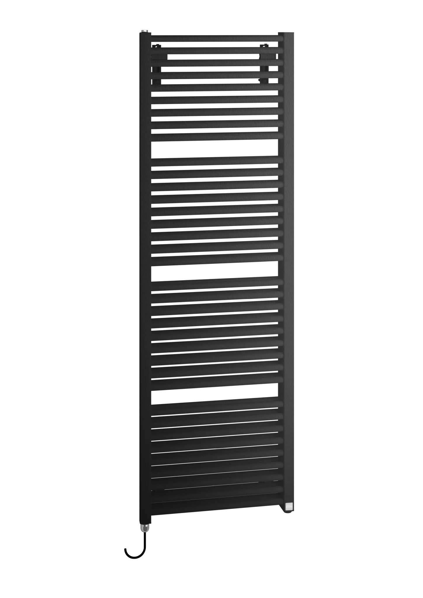 Kermi Design-Elektroheizkörper doppellagig „Duett®-E“ 63,4 × 118,8 cm in Schwarz Soft Kermi Design-Elektroheizkörper doppellagig „Duett®-E“ 63,4 × 118,8 cm in Schwarz Soft