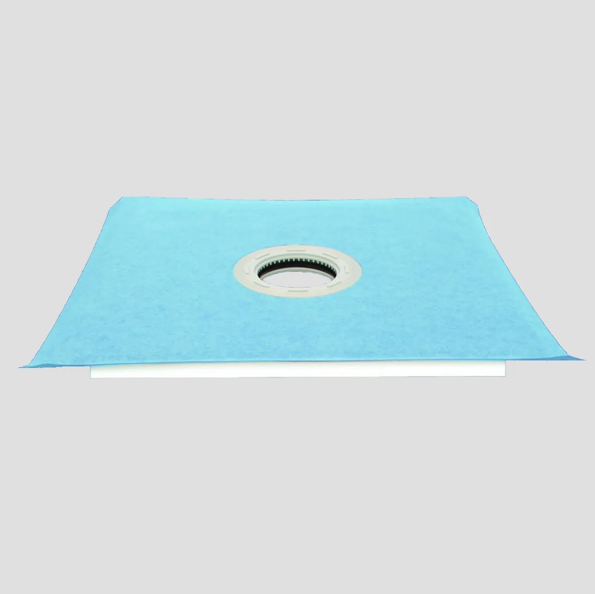 Duschbord für bodengleiche Duschen, Rollstuhl befahrbar 120 × 120 × 4,5 cm