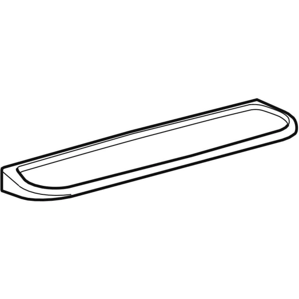 Renova Wandablage: B=50cm, H=7cm, T=13.5cm, weiß Renova Wandablage: B=50cm, H=7cm, T=13.5cm, weiß