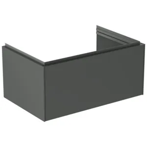 Ideal Standard Möbelwaschtischunterschrank Conca 1 Auszug 800x505x370mm Anthrazit Ideal Standard Möbelwaschtischunterschrank Conca 1 Auszug 800x505x370mm Anthrazit
