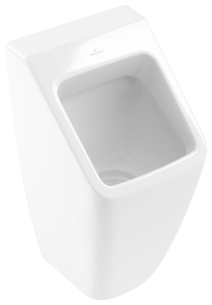 Villeroy & Boch Architectura Absaug-Urinal 558705, Rechteck, 355x325x680 mm, Weiß Alpin
