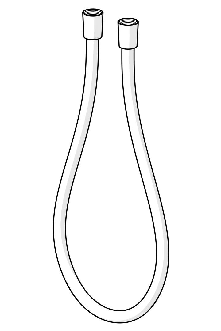 Hansa Hansajet Schlauch Hansa 5412, L=1750mm, Chrom