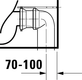 Stand-WC Kombi No.1,Weiß, 650mm,riml,TS,Abg.waagr.,var.Zul., 