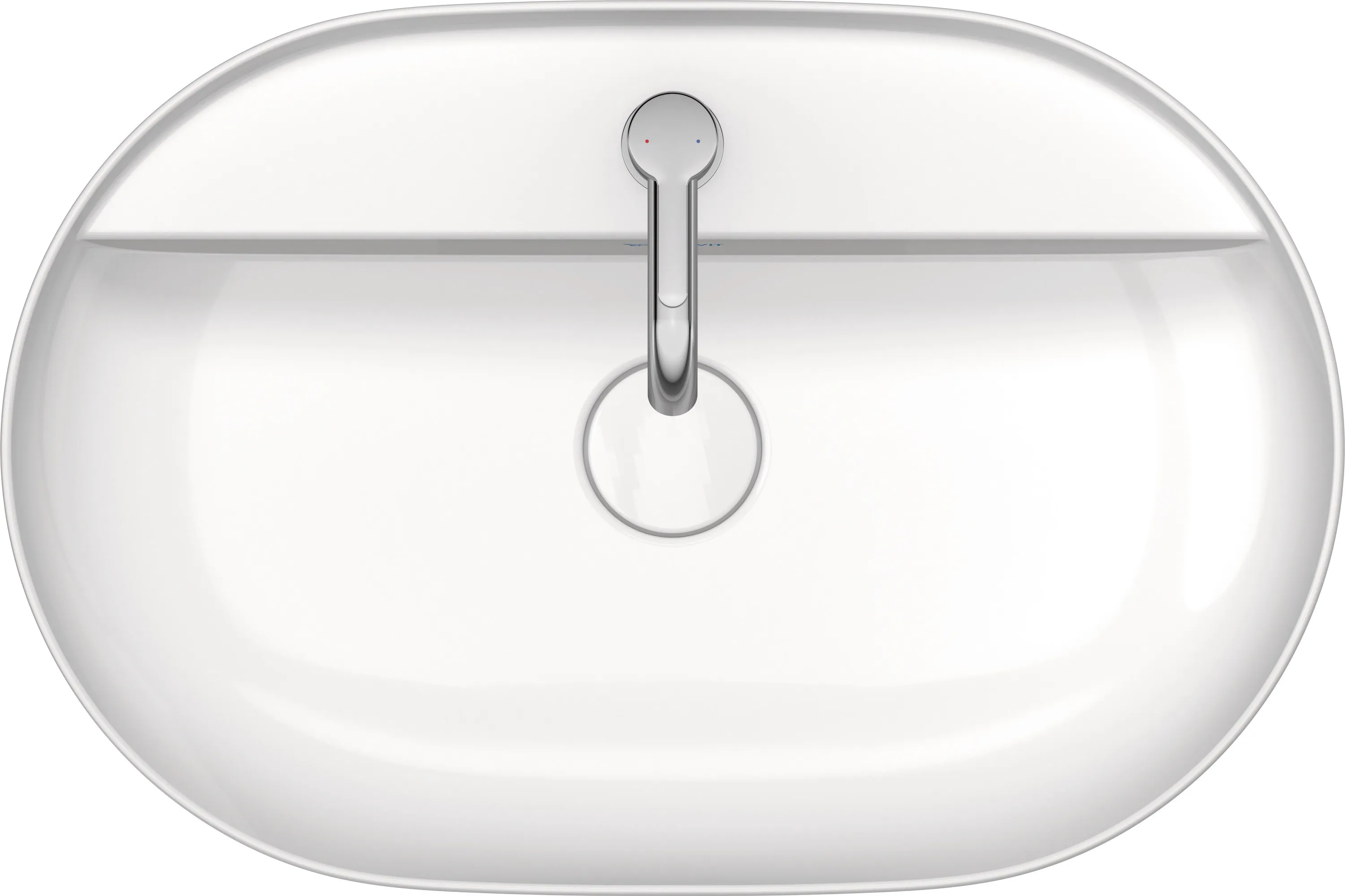 Aufsatzwaschtisch „Luv“, ohne Überlauf, Hahnlochposition mittig Aufsatzwaschtisch „Luv“, ohne Überlauf, Hahnlochposition mittig