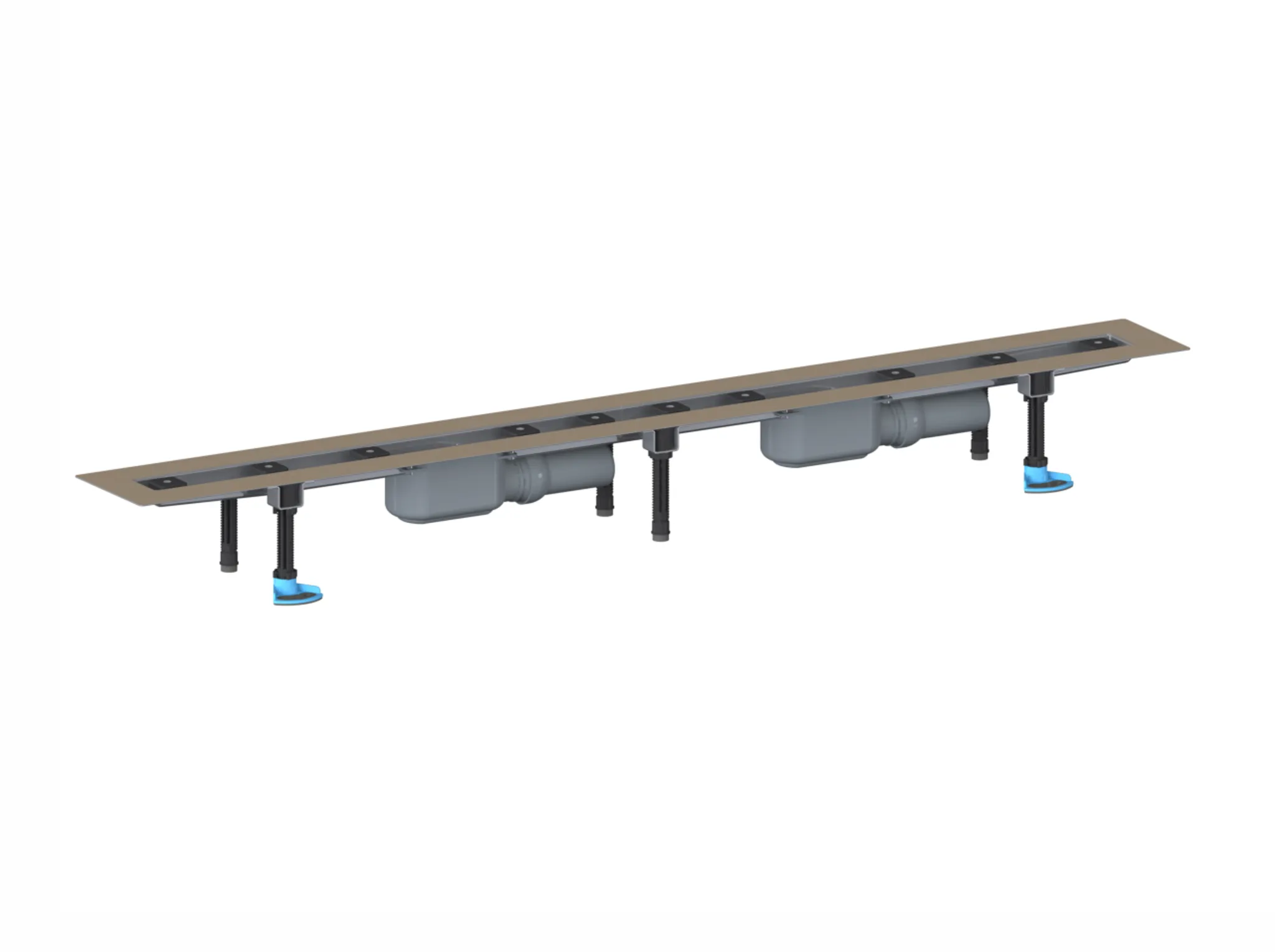 Duschrinne CeraLine Plan F Duo 1400 mm, DN 50