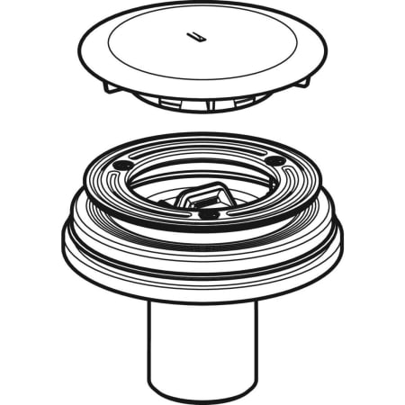Geberit Duschwannenablauf Modell 150592001 Geberit Duschwannenablauf Modell 150592001