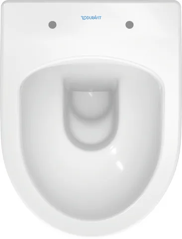 Duravit Stand-Tiefspül-WC inkl. WC-Sitz „No.1“ 51 × 38,6 × 46,5 cm, Befestigung sichtbar